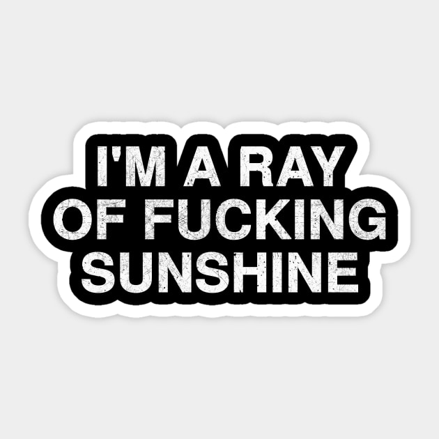 I'm A Sunshine. Sticker by Riel